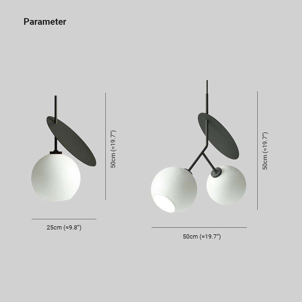 Hadrendale Glass Pendant Light-Moonnatur