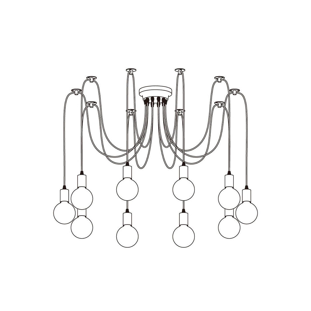 Corenevia Metal Chandelier-Moonnatur