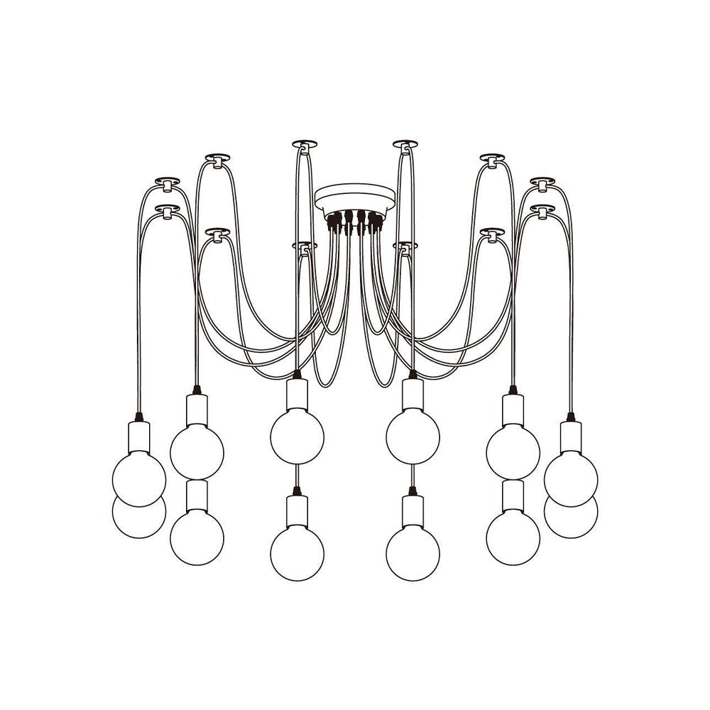 Corenevia Metal Chandelier-Moonnatur