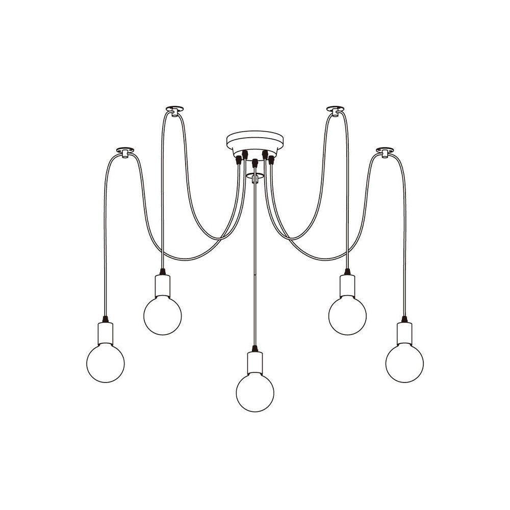 Corenevia Metal Chandelier-Moonnatur