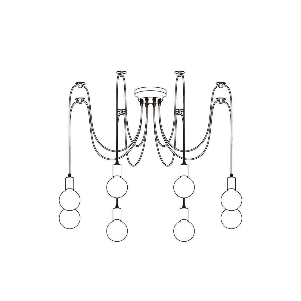 Corenevia Metal Chandelier-Moonnatur