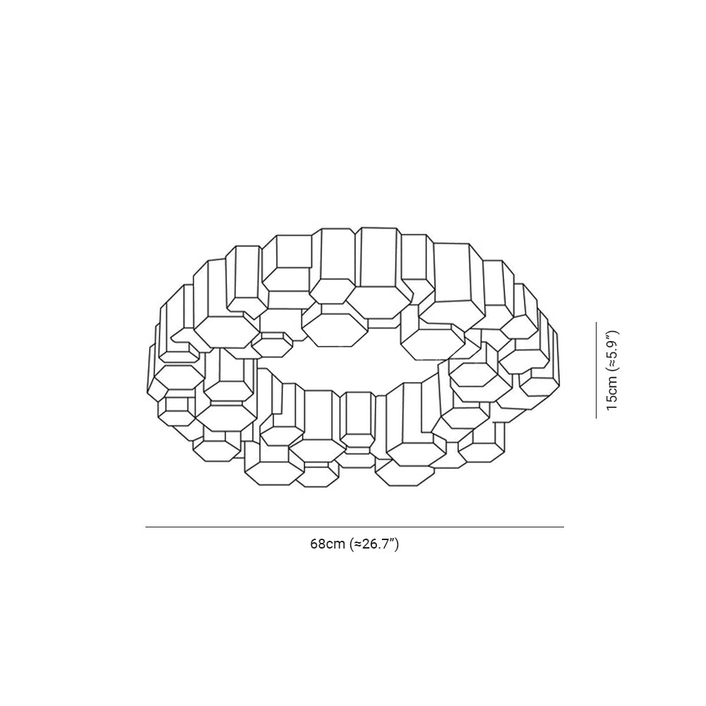 Camberwynne Polyethylene Ceiling Light-Moonnatur