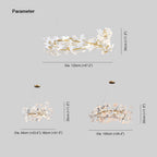 Faldenvale Ceramic Chandelier-Moonnatur