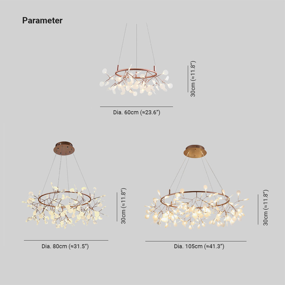 Marvenorie Acrylic Chandelier-Moonnatur