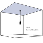 Silvenena Acrylic Pendant Light-Moonnatur