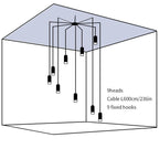 Silvenena Acrylic Pendant Light-Moonnatur