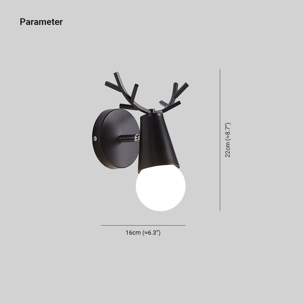 Caperwyn Iron Wall Light-Moonnatur