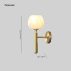 Galdenevia Alabaster Wall Light-Moonnatur