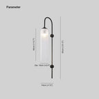 Nethenwood Glass Wall Light-Moonnatur