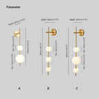 Cardelvale Glass Wall Light-Moonnatur