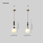 Meldenvale Wood Pendant Light-Moonnatur