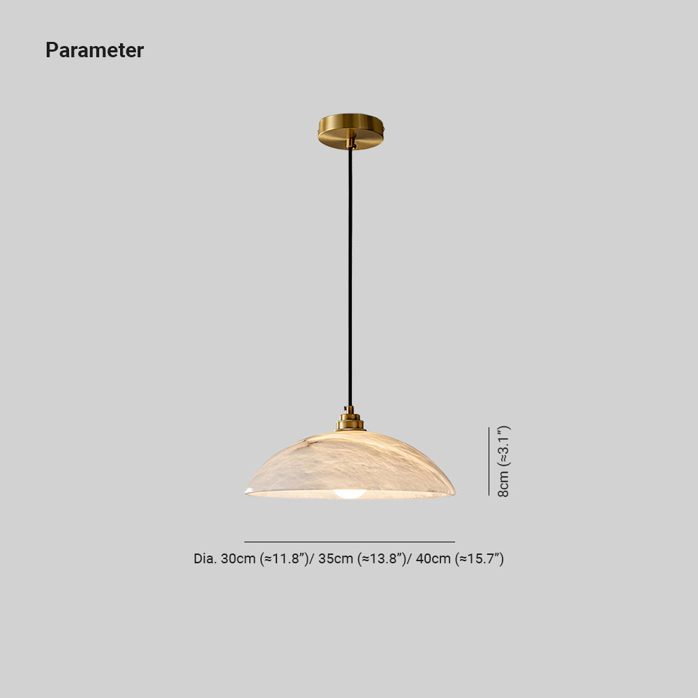 Redrenden Alabaster Pendant Light-Moonnatur