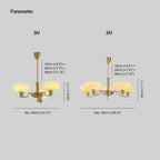 Caldenevia Glass Chandelier-Moonnatur