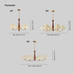 Quenelcove Fabric Chandelier-Moonnatur