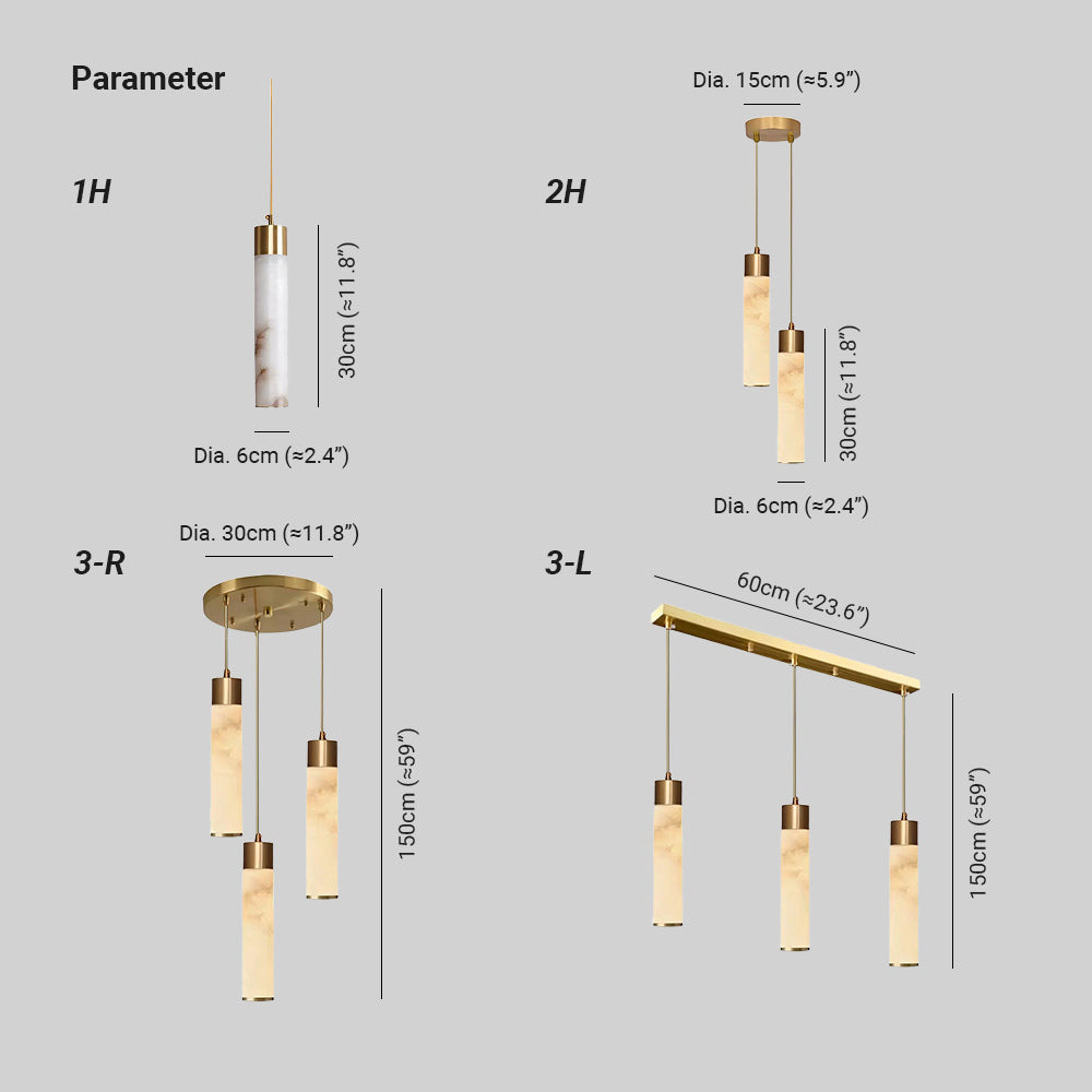 Darnelonna Alabaster Pendant Light-Moonnatur