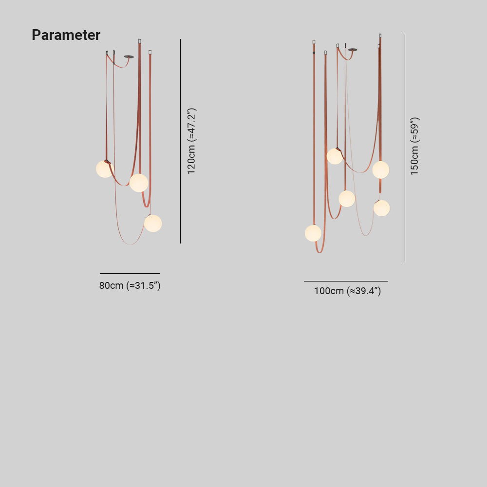 Inverina Glass Pendant Light-Moonnatur