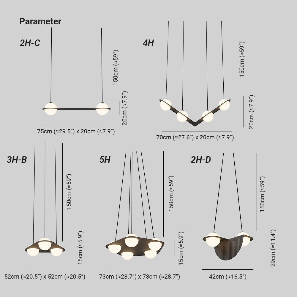 Breneleris Glass Pendant Light-Moonnatur