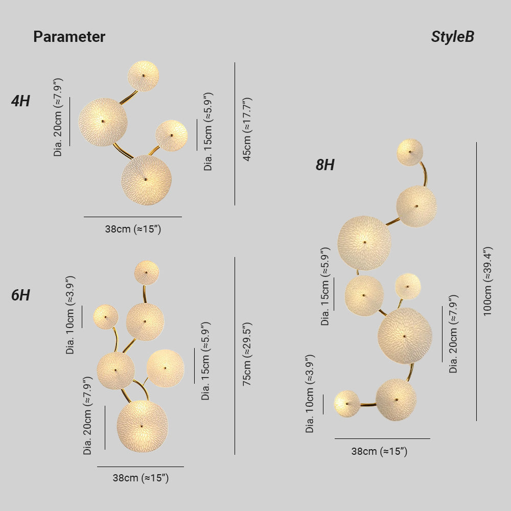 Savenwren Ceramic Wall Light-Moonnatur