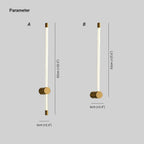 Oswenholm Acrylic Wall Light-Moonnatur