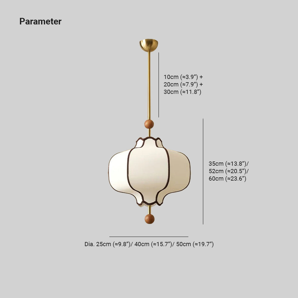 Dorrenheath Fabric Pendant Light-Moonnatur