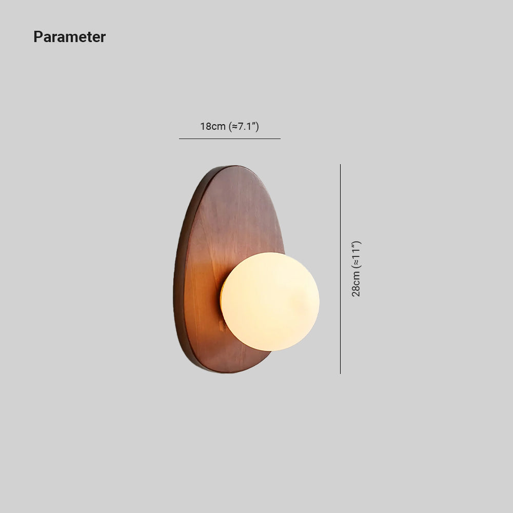Norrelwick Glass Wall Light-Moonnatur