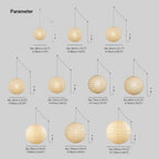 Tildenelle Paper Pendant Light-Moonnatur