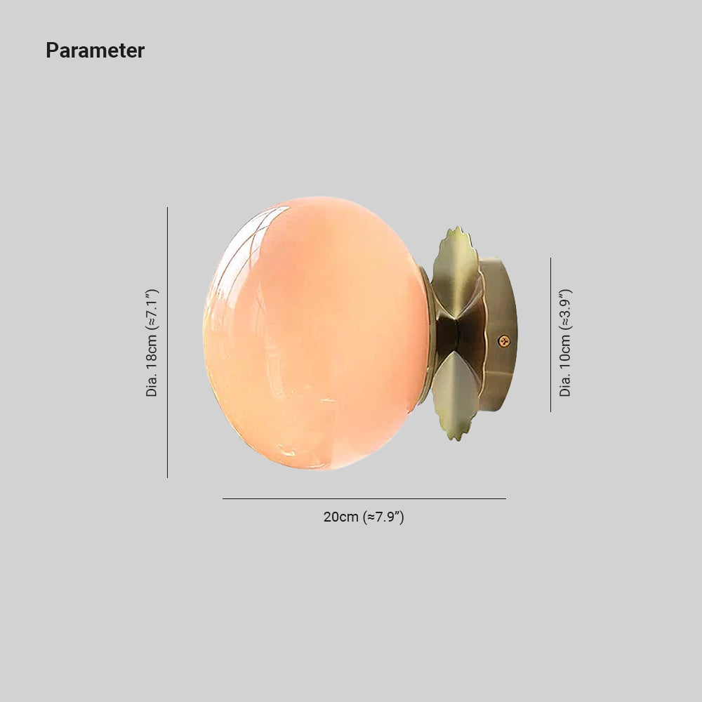 Nardenwell Glass Wall Light-Moonnatur