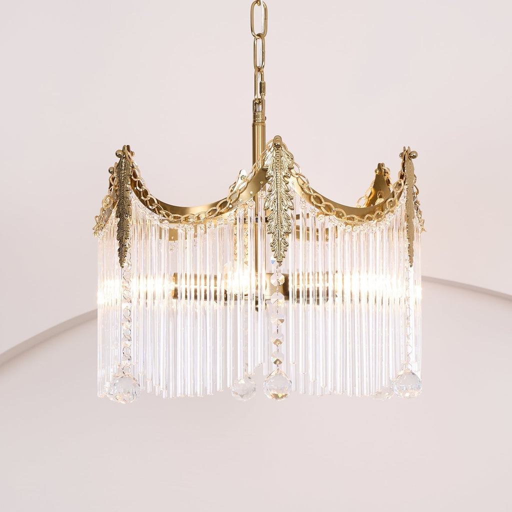 Mavora Brass Chandelier-Moonnatur