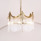 Mavora Brass Chandelier-Moonnatur