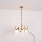 Mavora Brass Chandelier-Moonnatur