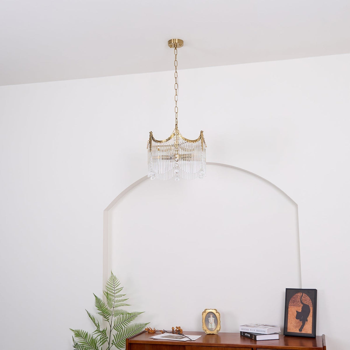 Brenelaelle Glass Chandelier-Moonnatur