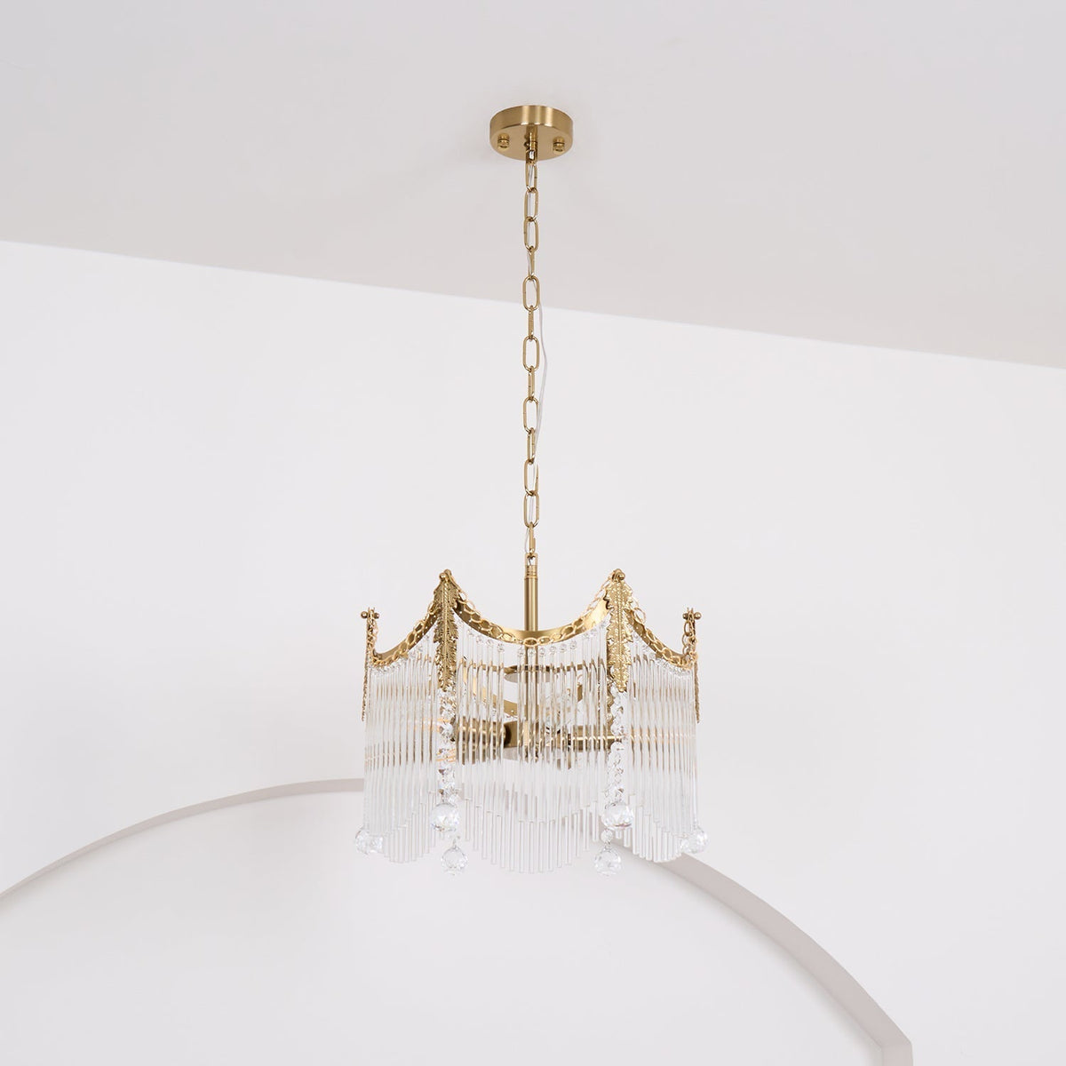Brenelaelle Glass Chandelier-Moonnatur