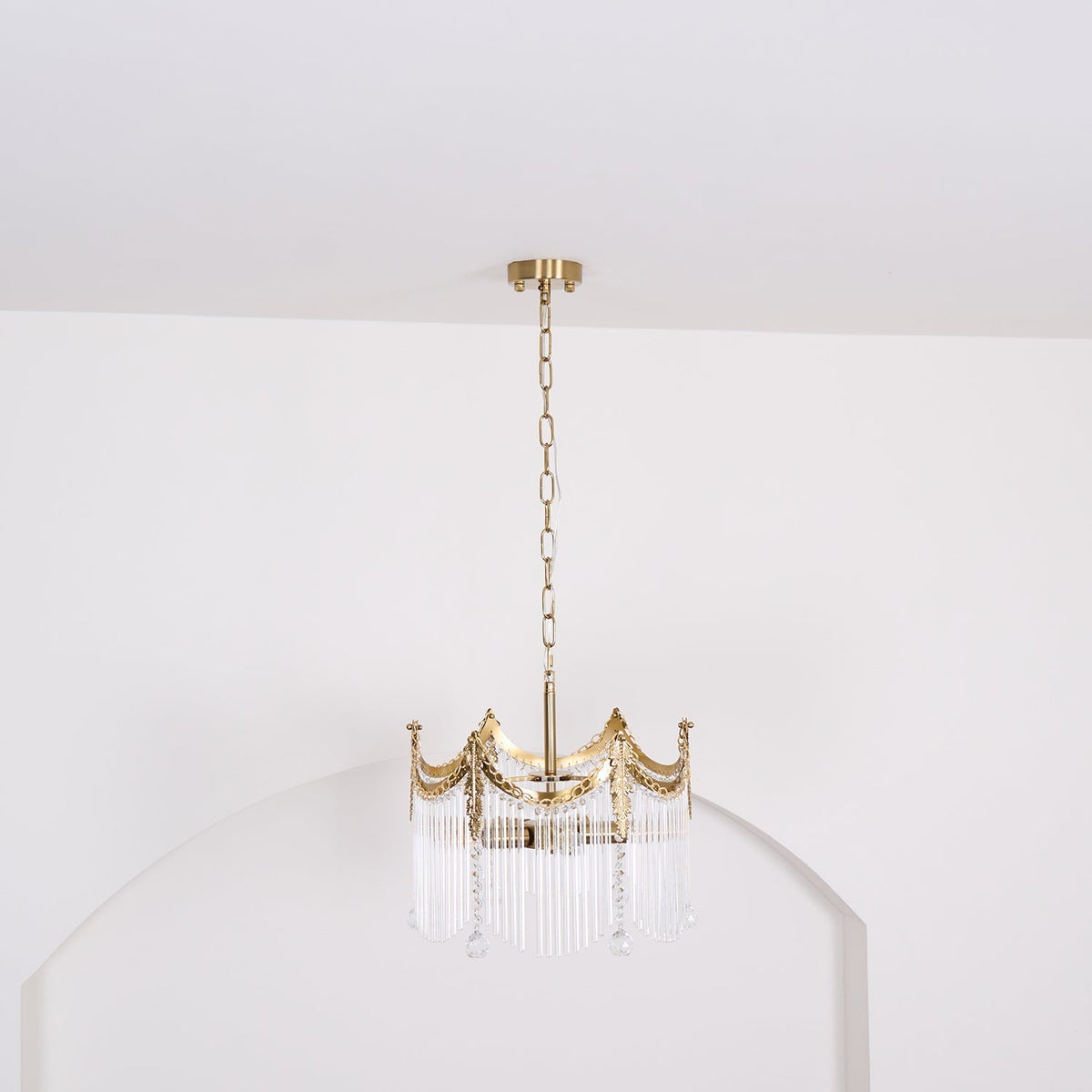 Brenelaelle Glass Chandelier-Moonnatur