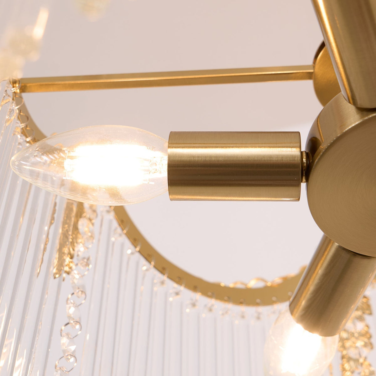 Brenelaelle Glass Chandelier-Moonnatur