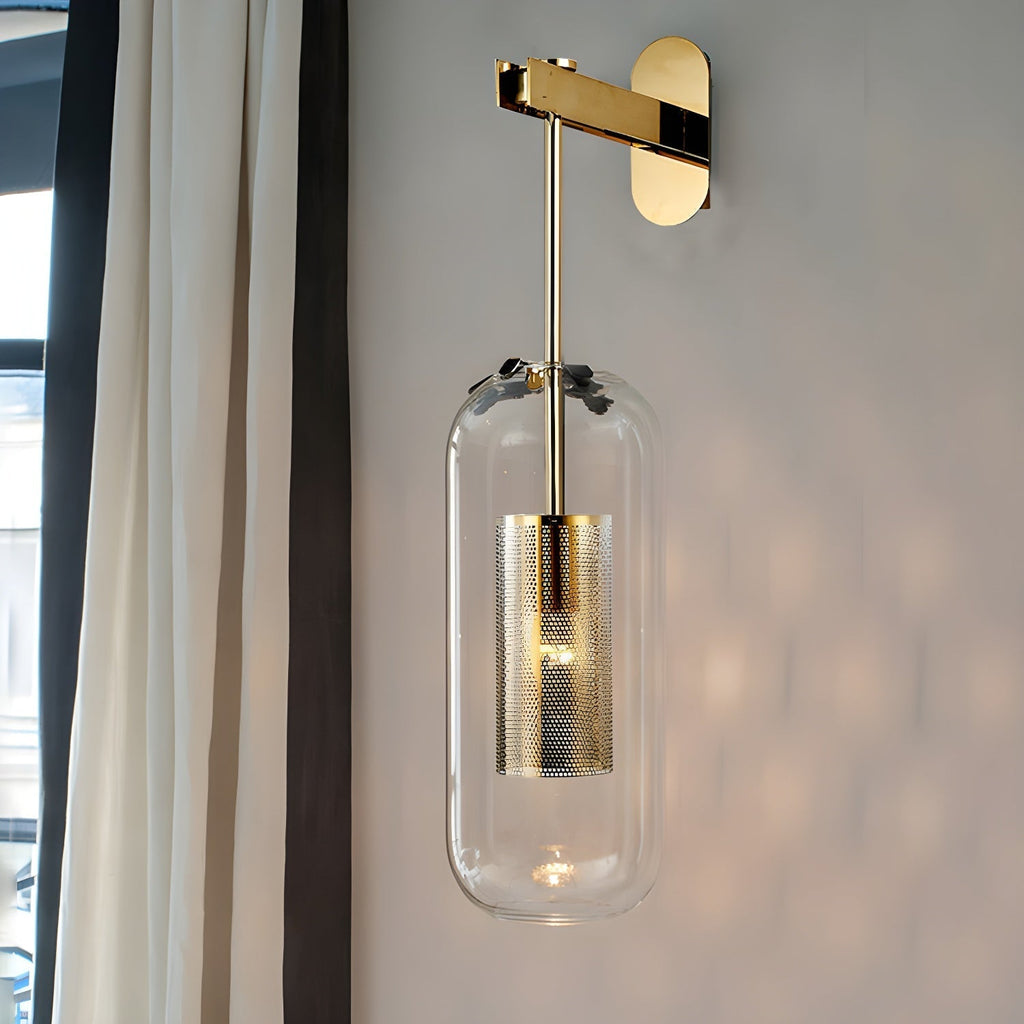 Jovara Glass Wall Light-Moonnatur