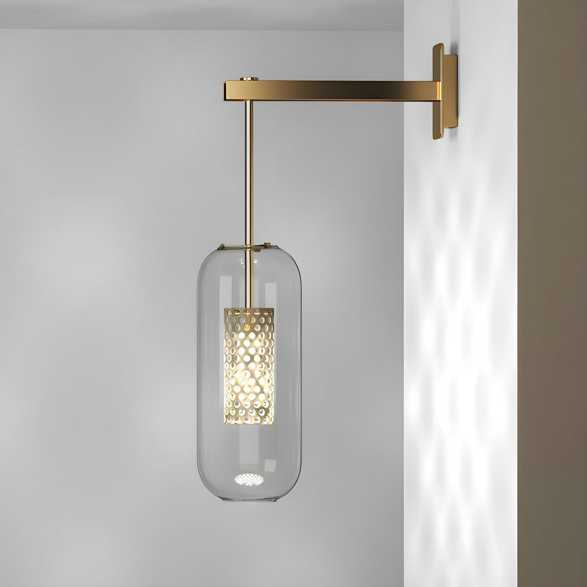 Jovara Glass Wall Light-Moonnatur