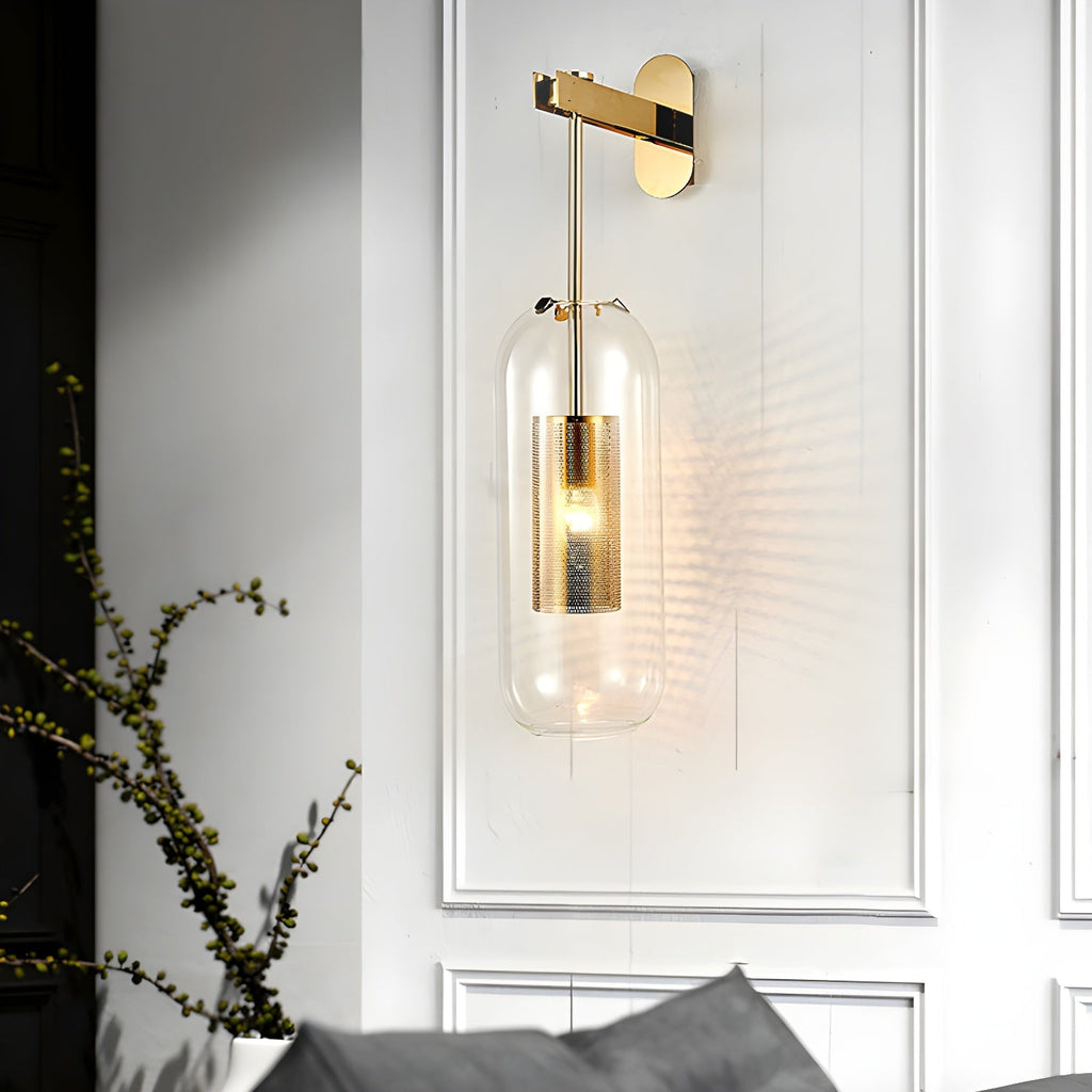 Jovara Glass Wall Light-Moonnatur