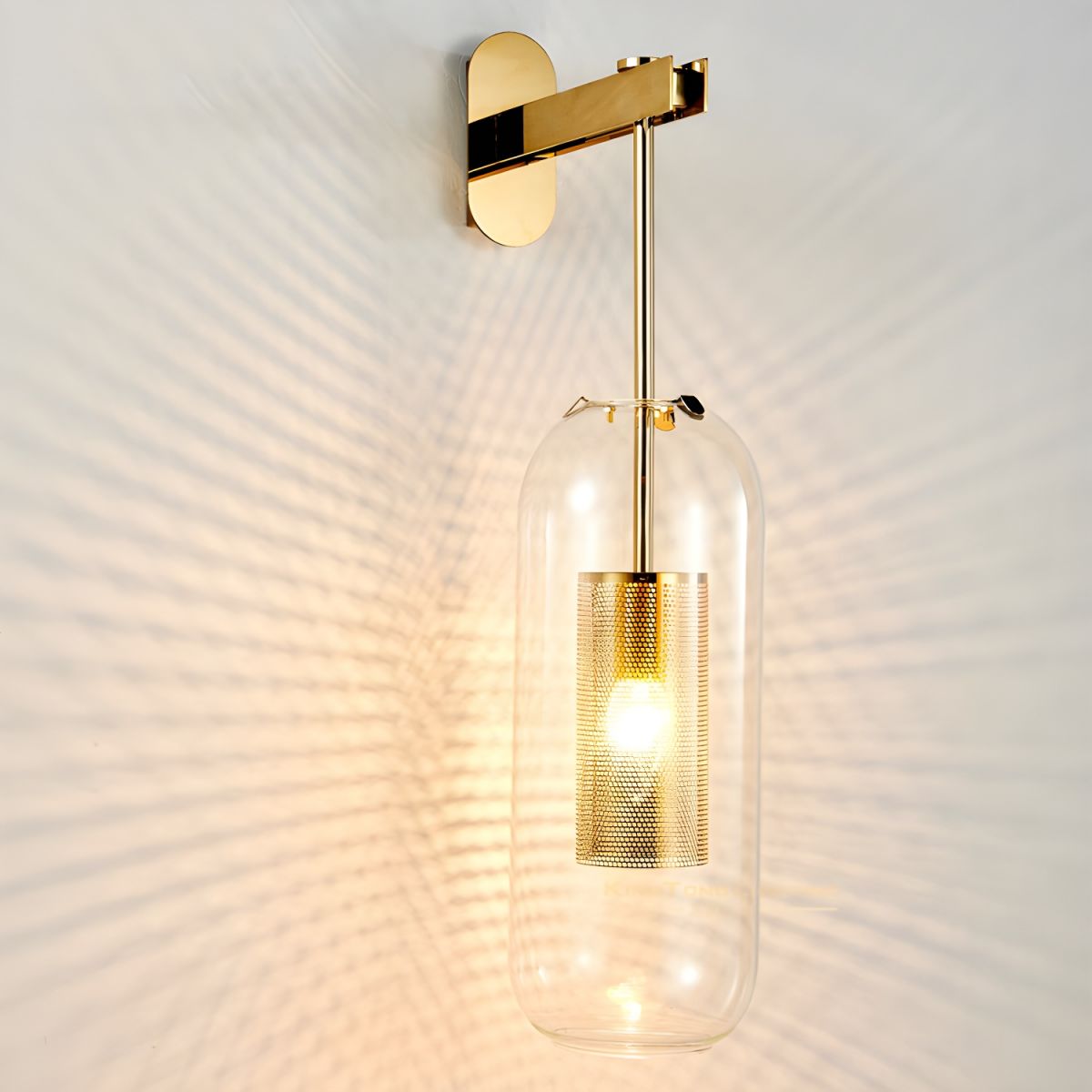 Jovara Glass Wall Light-Moonnatur