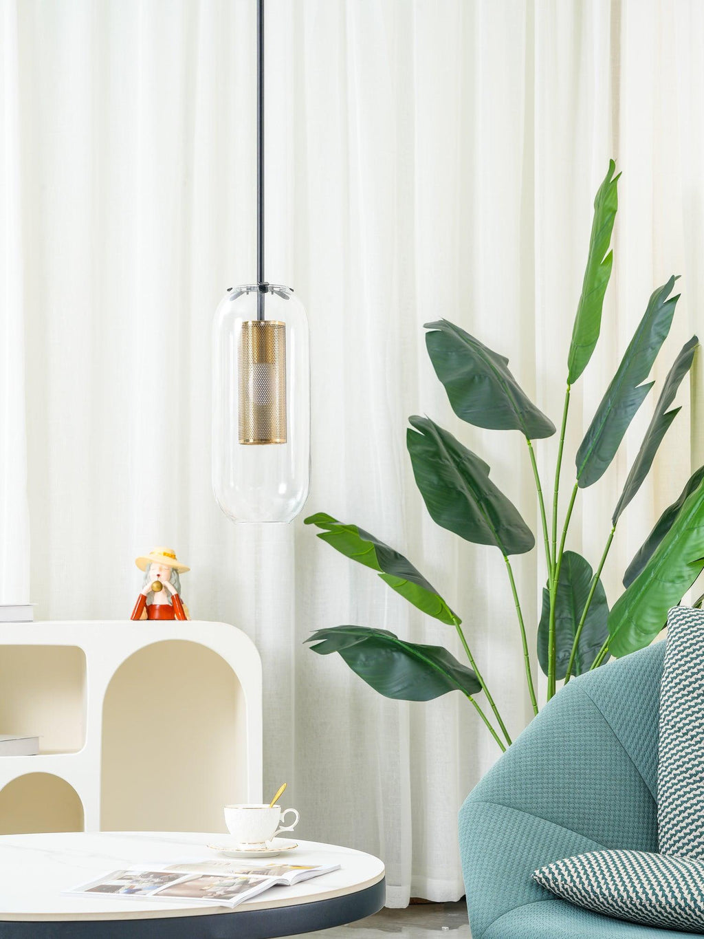 Orlenina Glass Pendant Light-Moonnatur