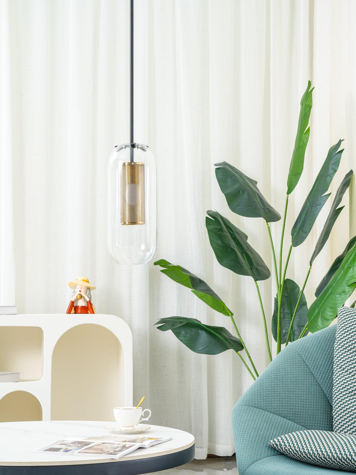 Orlenina Glass Pendant Light-Moonnatur