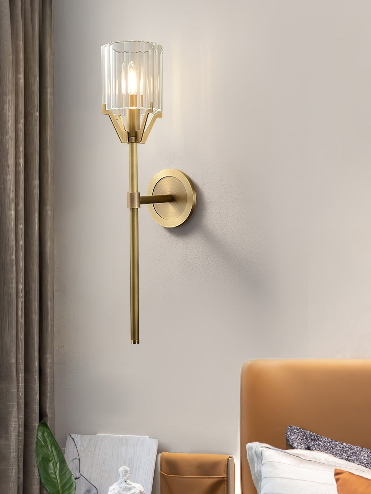 Elrenelle Glass Wall Light-Moonnatur