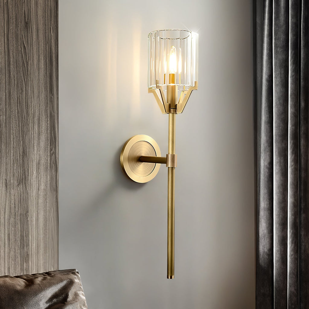 Elrenelle Glass Wall Light-Moonnatur