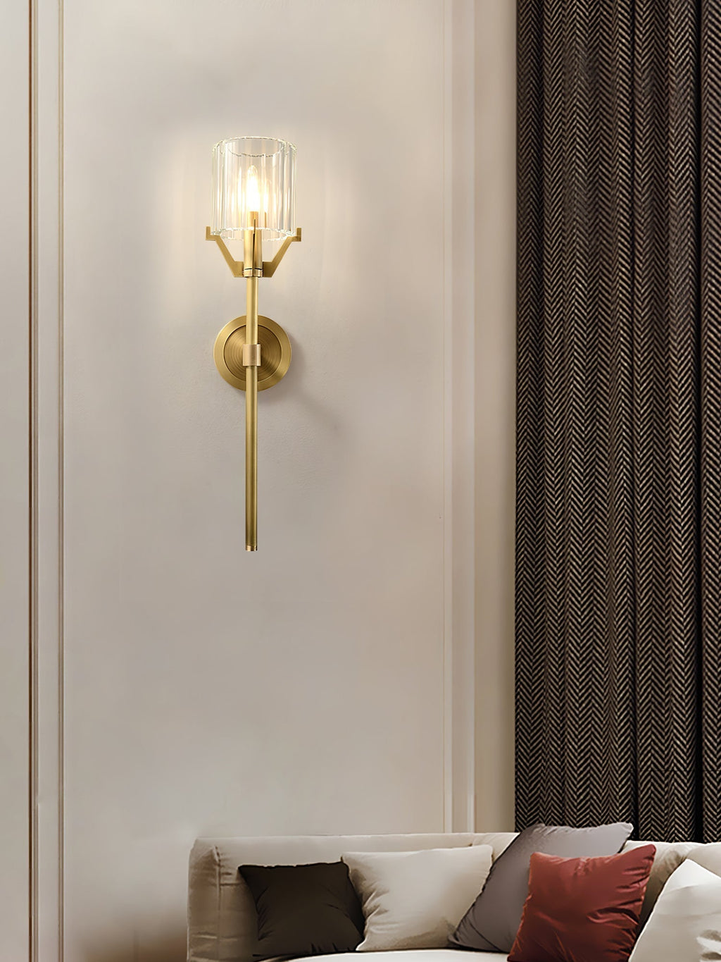 Elrenelle Glass Wall Light-Moonnatur