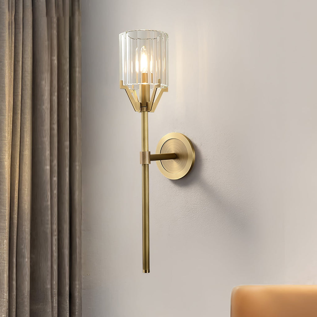 Elrenelle Glass Wall Light-Moonnatur