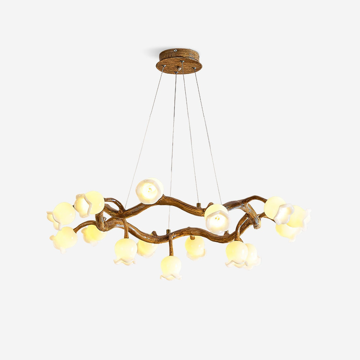 Cardelonna Fibreglass Chandelier-Moonnatur