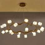 Cardelonna Fibreglass Chandelier-Moonnatur