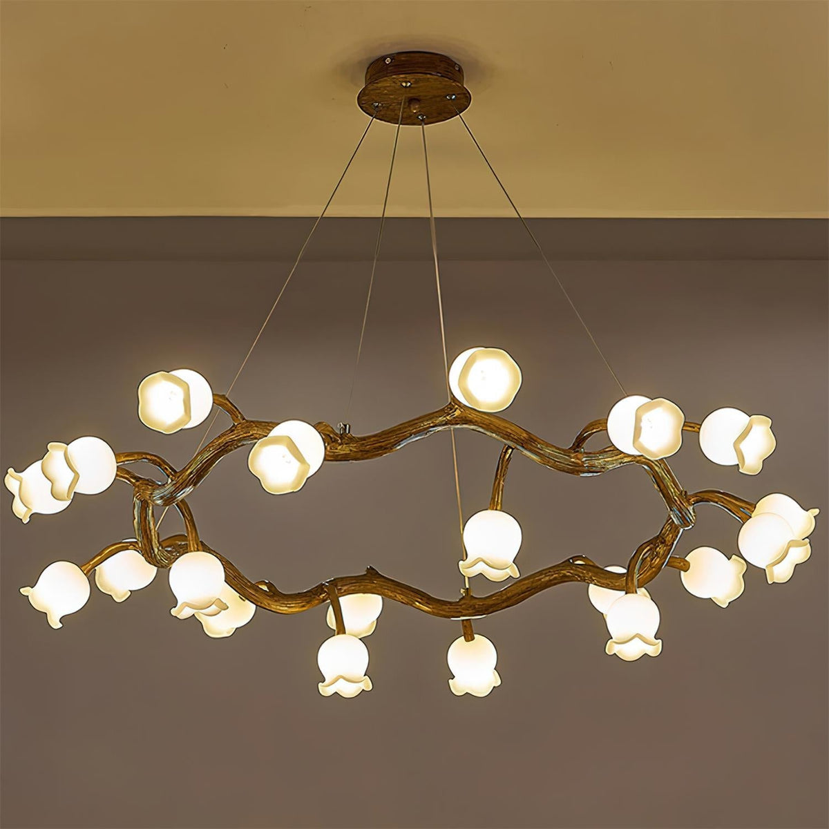 Cardelonna Fibreglass Chandelier-Moonnatur