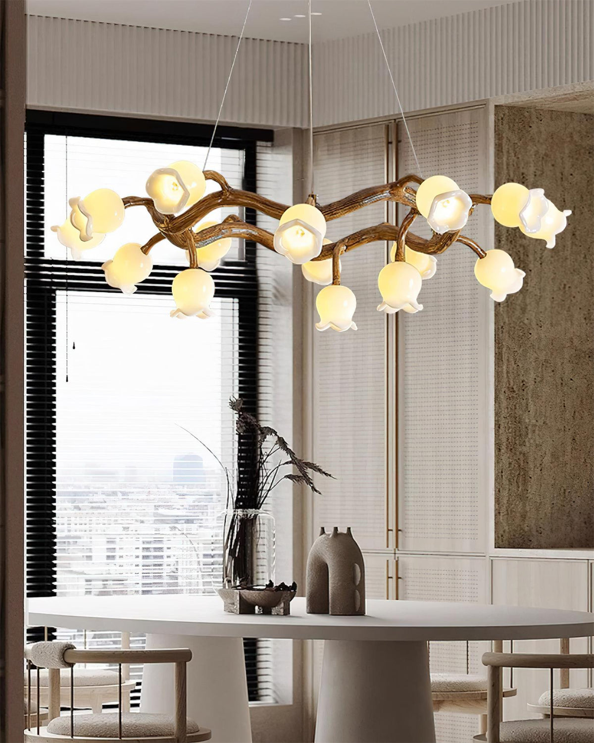 Cardelonna Fibreglass Chandelier-Moonnatur