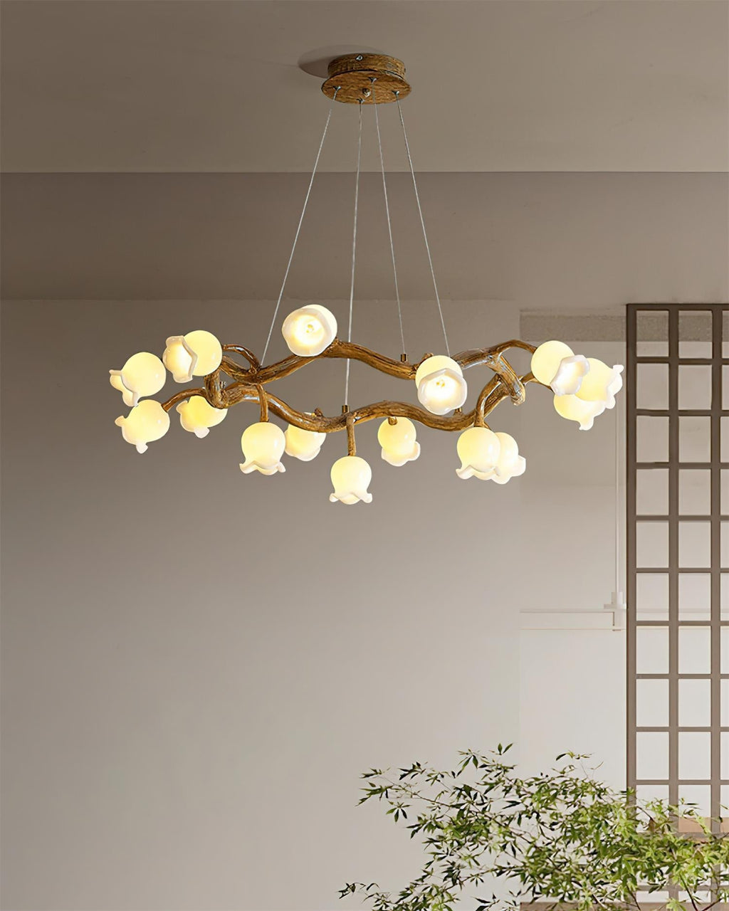 Cardelonna Fibreglass Chandelier-Moonnatur