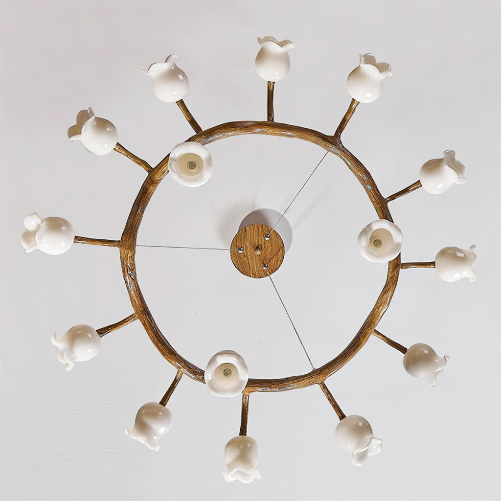 Cardelonna Fibreglass Chandelier-Moonnatur